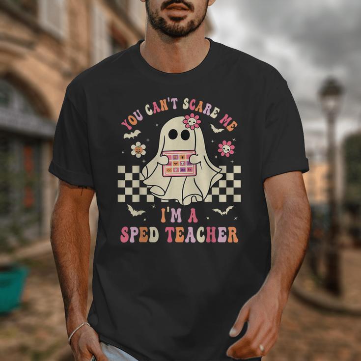 You Can't Scare Me I'm A SPED Teacher Crew Squad Halloween Unisex T-Shirt, funny design