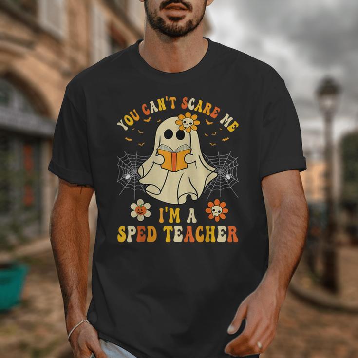 You Can't Scare Me I'm A SPED Teacher Halloween Ghost Unisex T-Shirt, funny design You Can't Scare Me I'm A SPED Teacher Halloween Ghost Unisex T-Shirt, funny design