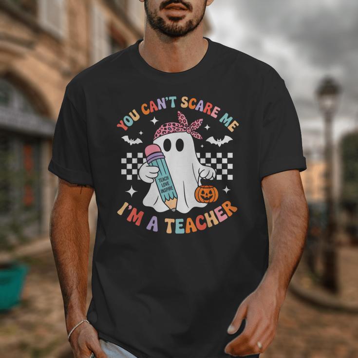 You Can't Scare Me I'm A Teacher Ghost Happy Halloween Unisex T-Shirt, funny design You Can't Scare Me I'm A Teacher Ghost Happy Halloween Unisex T-Shirt, funny design