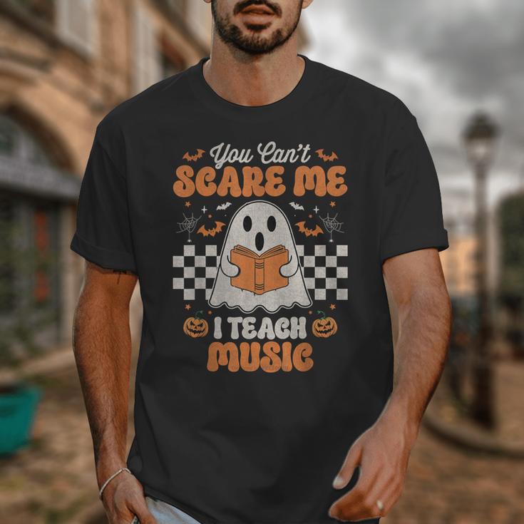 You Can't Scare Me I Teach Music Retro Teacher Halloween Unisex T-Shirt, funny design You Can't Scare Me I Teach Music Retro Teacher Halloween Unisex T-Shirt, funny design