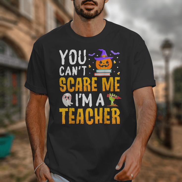 You Cant Scare Me Im A Teacher Halloween Trick Or Teach 2024 Unisex T-Shirt, funny design You Cant Scare Me Im A Teacher Halloween Trick Or Teach 2024 Unisex T-Shirt, funny design