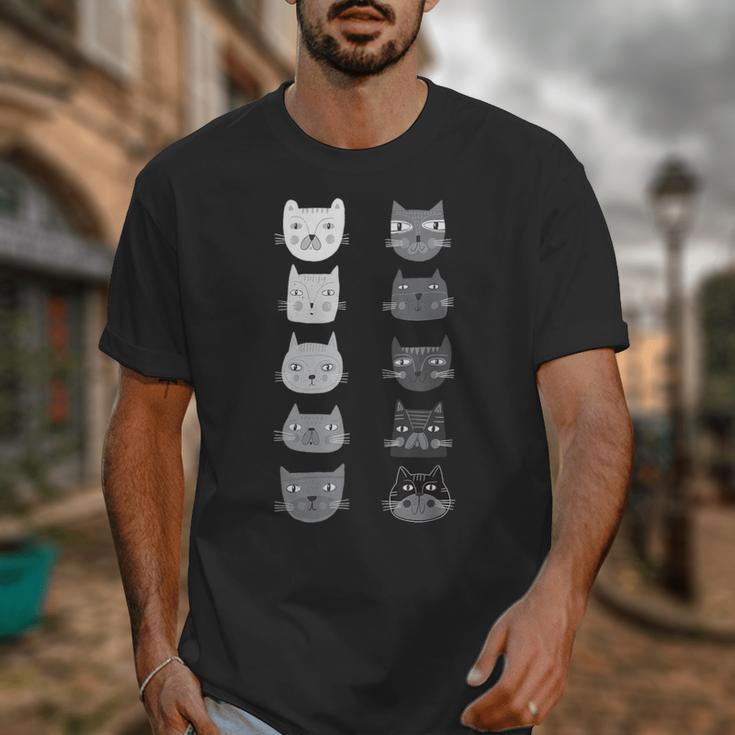 Cat Themed Artist Value Scale Educational Art Teacher Unisex T-Shirt, funny design Cat Themed Artist Value Scale Educational Art Teacher Unisex T-Shirt, funny design