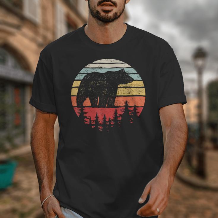 Catch Some Rays Vintage Retro Grizzly Bear Unisex T-Shirt, funny design