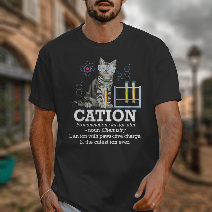 Cation Chemistry Humor Science Teacher Cat Pun Unisex T-Shirt, Science Teacher Gifts, funny design Cation Chemistry Humor Science Teacher Cat Pun Unisex T-Shirt, Science Teacher Gifts, funny design