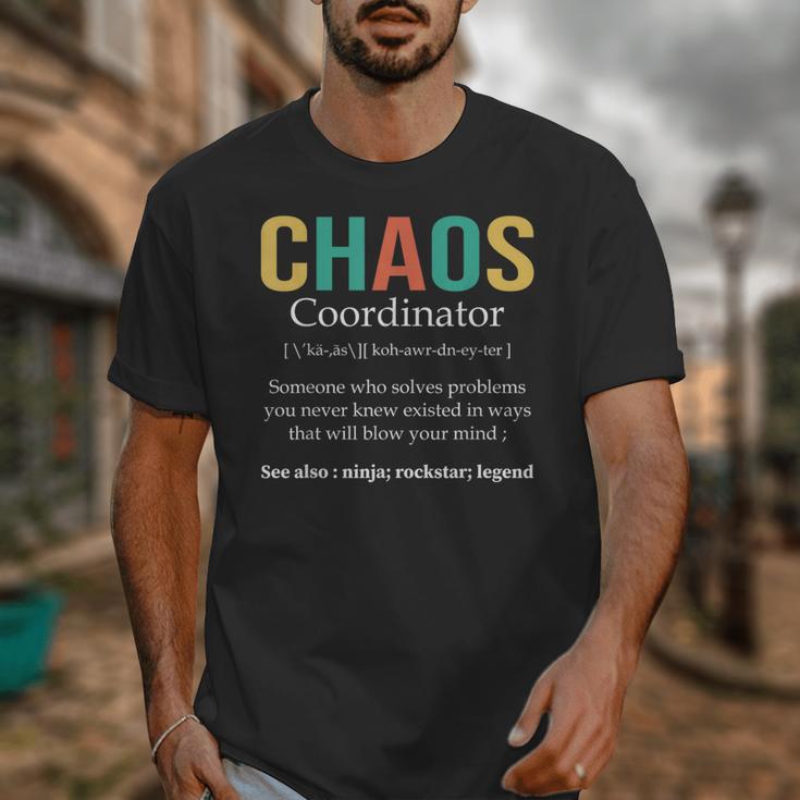 Chaos Coordinator Teacher Coworker Boss Appreciation Unisex T-Shirt, funny design Chaos Coordinator Teacher Coworker Boss Appreciation Unisex T-Shirt, funny design