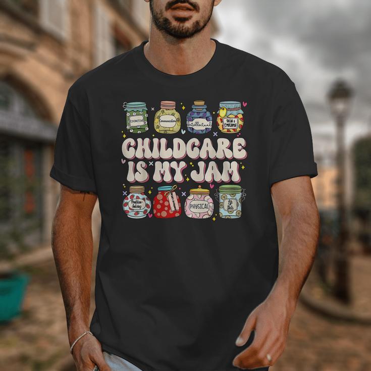 Childcare Is My Jam Child Care Teacher School Psychologist Unisex T-Shirt, funny design