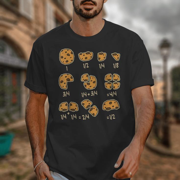 Chocolate Cookie Quick Math Fraction Math Teachers For Men Women Girls Kids Unisex T-Shirt, funny design