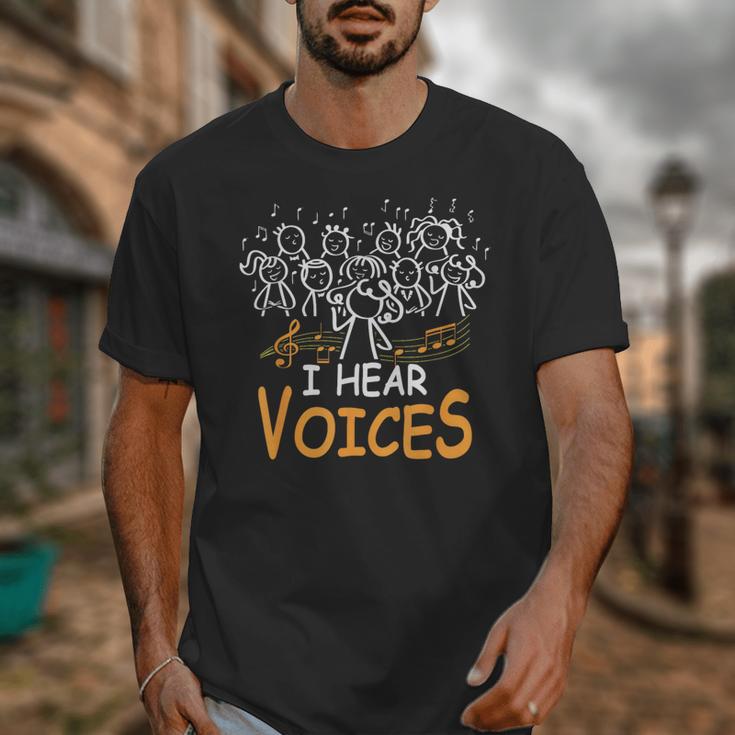 Choir Teacher I Hear Voices Chorister Church Choral Music Unisex T-Shirt, funny design Choir Teacher I Hear Voices Chorister Church Choral Music Unisex T-Shirt, funny design