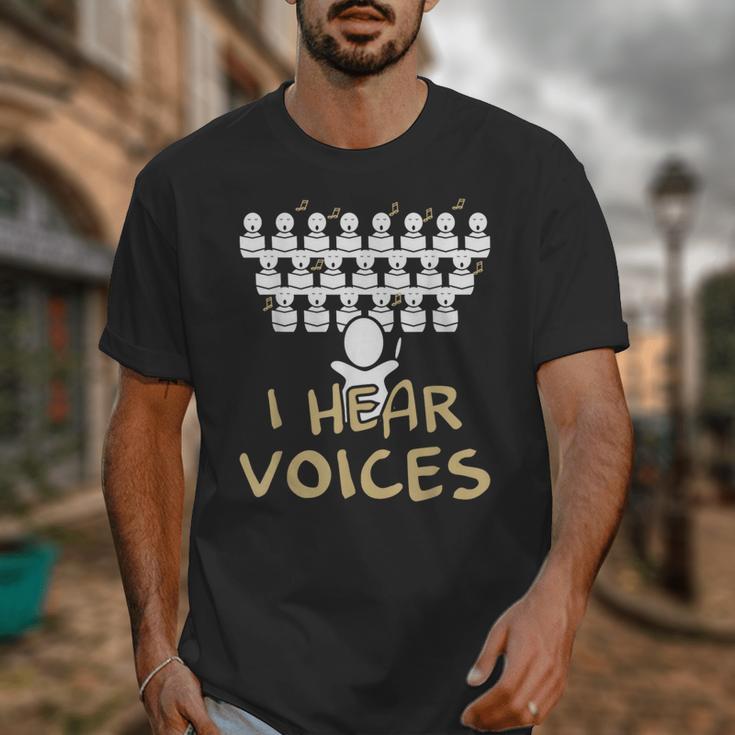 Choir Teacher Shirt I Hear Voices Chorister Tee Unisex T-Shirt, funny design Choir Teacher Shirt I Hear Voices Chorister Tee Unisex T-Shirt, funny design