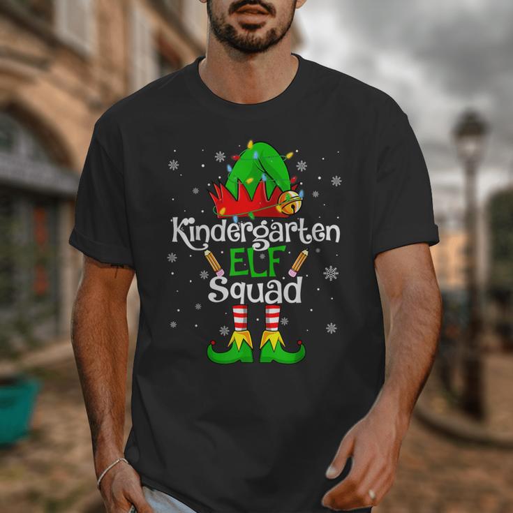 Christmas Kindergarten Elf Squad Teacher Student Unisex T-Shirt, funny design Christmas Kindergarten Elf Squad Teacher Student Unisex T-Shirt, funny design