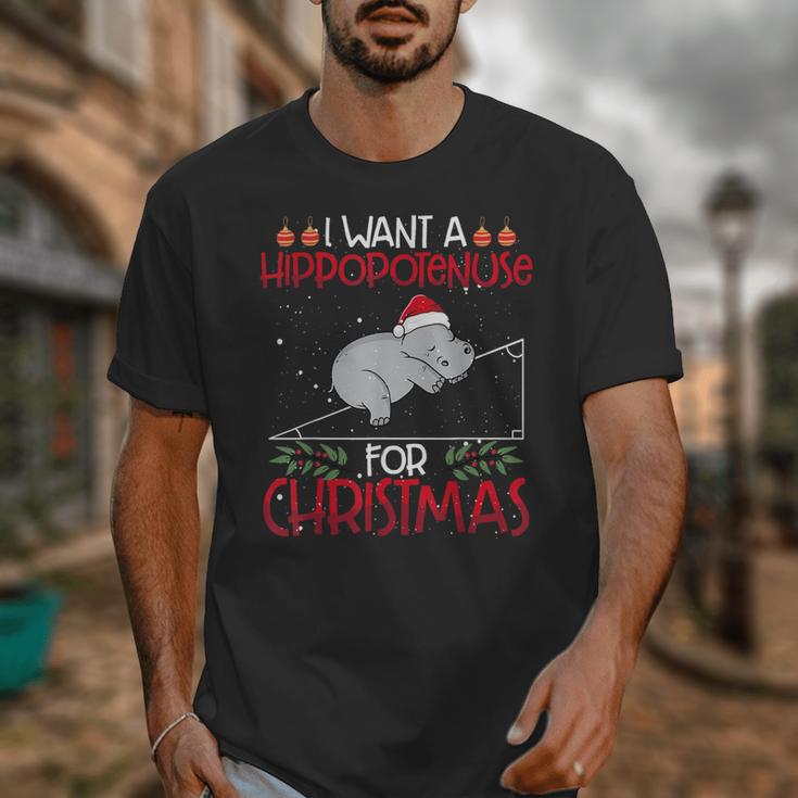 Christmas Math Teacher Hypotenuse Math Hippotenuse Men Women Unisex T-Shirt, funny design