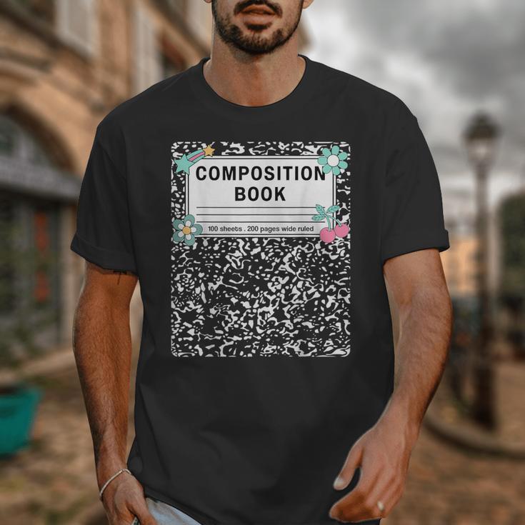 Composition Book Notebook Teachers Matching Group Halloween Unisex T-Shirt, funny design Composition Book Notebook Teachers Matching Group Halloween Unisex T-Shirt, funny design