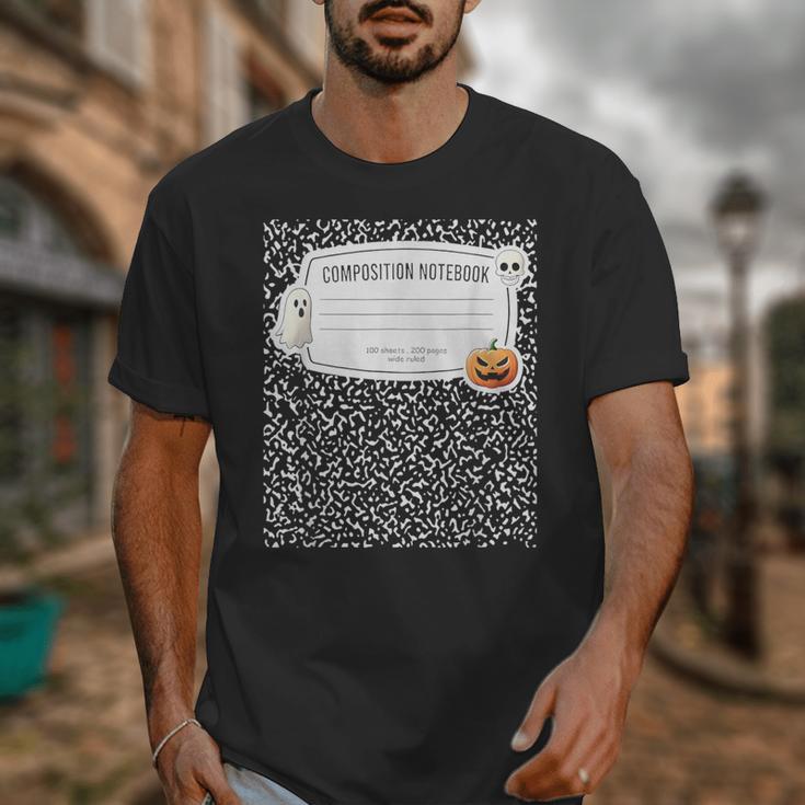 Composition Notebook Costume Adult Halloween For Teacher Unisex T-Shirt, funny design Composition Notebook Costume Adult Halloween For Teacher Unisex T-Shirt, funny design