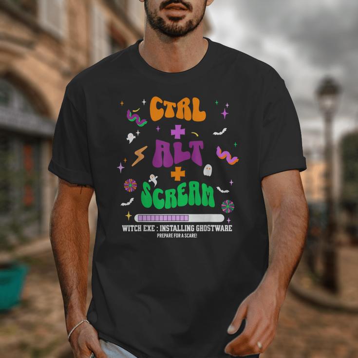 Computer Teacher Spooky Halloween Technology STEM Engineer Unisex T-Shirt, funny design Computer Teacher Spooky Halloween Technology STEM Engineer Unisex T-Shirt, funny design