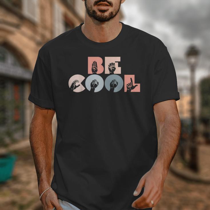 Cool Sign Language ASL Teacher Deaf People ASL Interpreter Unisex T-Shirt, funny design
