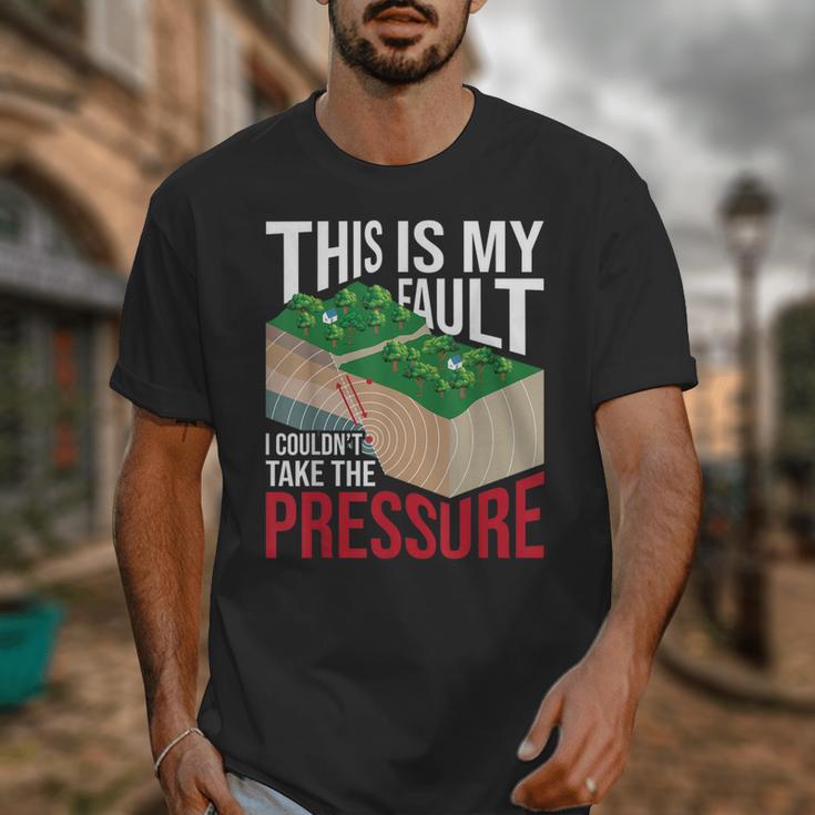 Couldn't Take The Pressure Geology Earth Science Teacher Unisex T-Shirt, Science Teacher Gifts, funny design