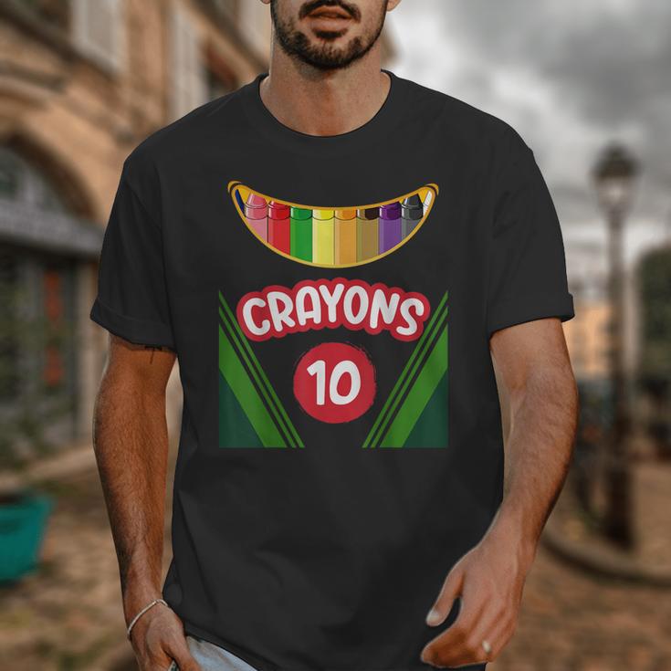 Crayon Box Fun Teacher Student Crayon Squad Halloween 2022 Unisex T-Shirt, funny design Crayon Box Fun Teacher Student Crayon Squad Halloween 2022 Unisex T-Shirt, funny design