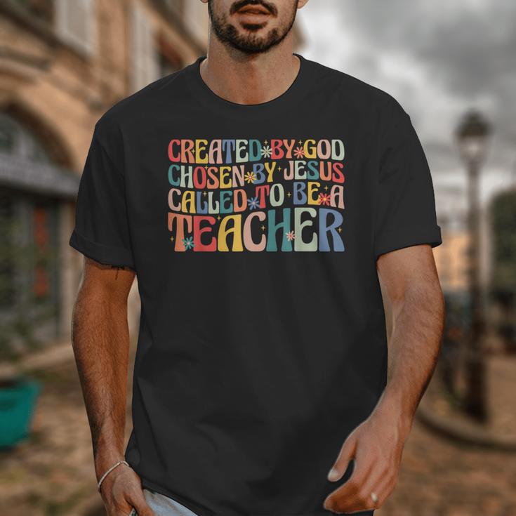 Created By God Chosen By Jesus Called To Be a Teacher Unisex T-Shirt, funny design Created By God Chosen By Jesus Called To Be a Teacher Unisex T-Shirt, funny design