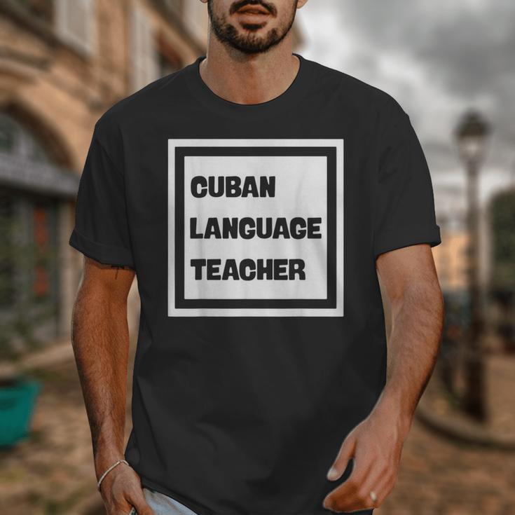 Cuban Language Teacher Unisex T-Shirt, funny design Cuban Language Teacher Unisex T-Shirt, funny design