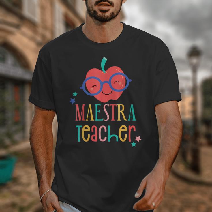 Cute Maestra Teacher Unisex T-Shirt, funny design