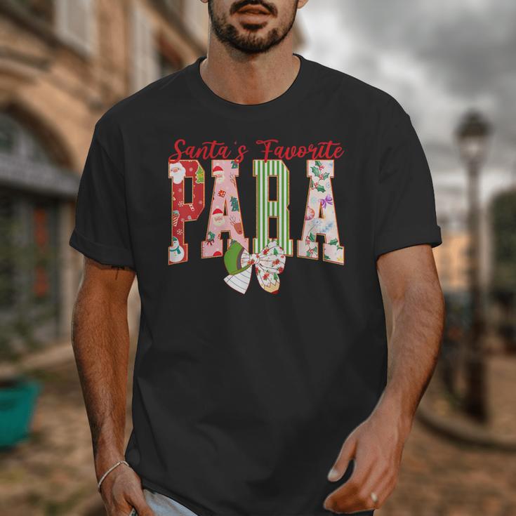 Cute Santas Favorite Para Christmas Paraprofessional Teacher Unisex T-Shirt, funny design Cute Santas Favorite Para Christmas Paraprofessional Teacher Unisex T-Shirt, funny design