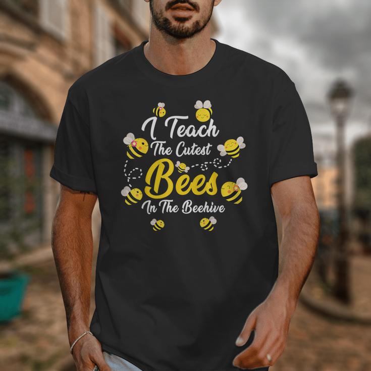 Cute I Teach The Cutest Bees In The Beehive Teacher's Day For Men Women Kids Unisex T-Shirt, funny design Cute I Teach The Cutest Bees In The Beehive Teacher's Day For Men Women Kids Unisex T-Shirt, funny design