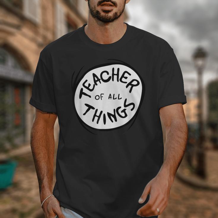 Dr Seuss Teacher Of All Things Red Emblem Unisex T-Shirt, funny design Dr Seuss Teacher Of All Things Red Emblem Unisex T-Shirt, funny design