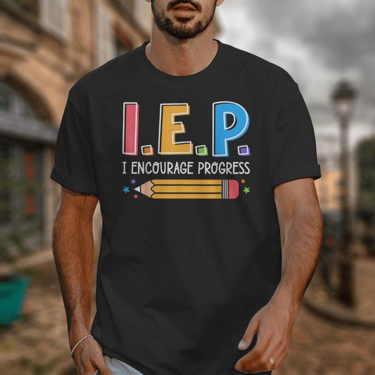 I E P I Encourage Progress Special Education Teacher Unisex T-Shirt, funny design