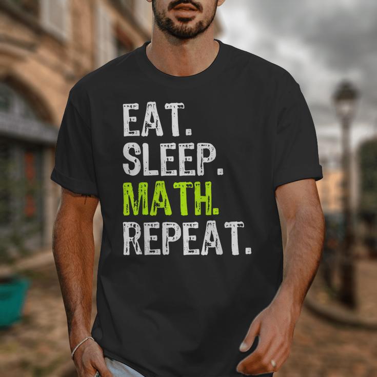 Eat Sleep Math Repeat Teacher Lover Unisex T-Shirt, funny design Eat Sleep Math Repeat Teacher Lover Unisex T-Shirt, funny design