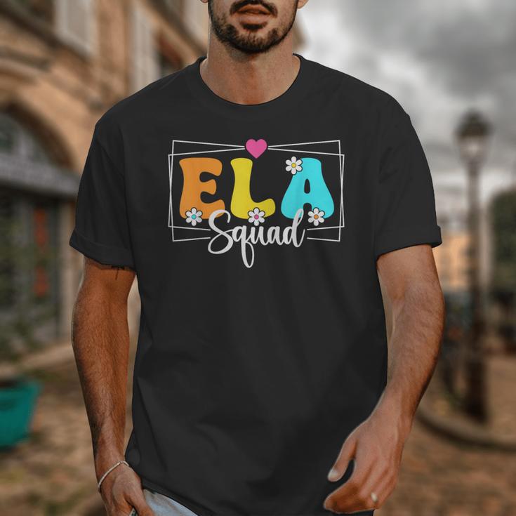 ELA Squad Teacher Back To School English Language Arts Unisex T-Shirt, English Teacher Gifts, funny design ELA Squad Teacher Back To School English Language Arts Unisex T-Shirt, English Teacher Gifts, funny design