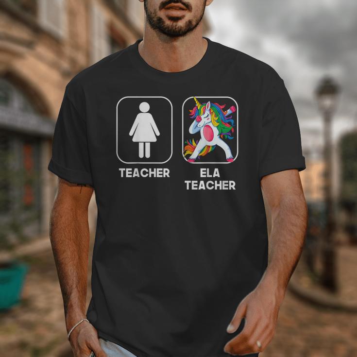 ELA Teacher Dabbing Unicorn Teacher Women Unisex T-Shirt, funny design ELA Teacher Dabbing Unicorn Teacher Women Unisex T-Shirt, funny design