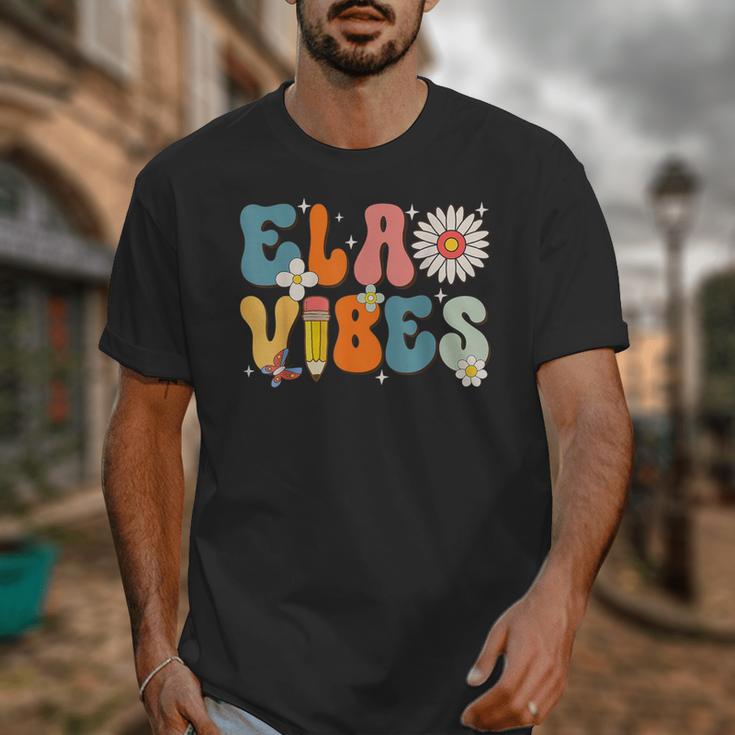 English Teacher Ela Vibes Teacher Kids First Day Of School Unisex T-Shirt, English Teacher Gifts, funny design