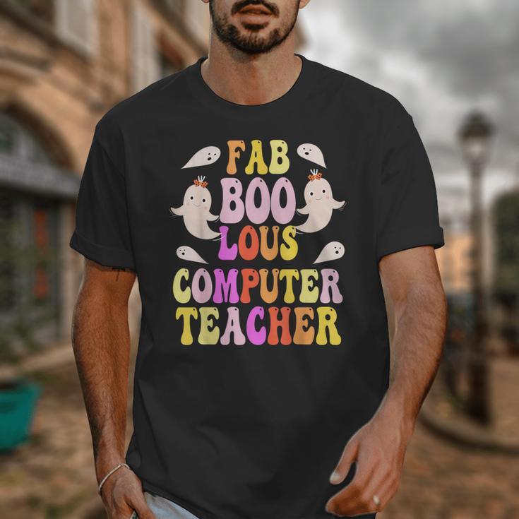 Faboolous COMPUTER TEACHER Costume This Is My Spooky Mom Dad Unisex T-Shirt, Couple Gifts, funny design Faboolous COMPUTER TEACHER Costume This Is My Spooky Mom Dad Unisex T-Shirt, Couple Gifts, funny design