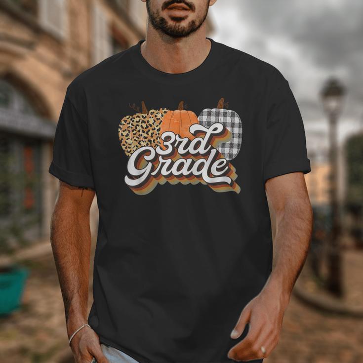 Fall Teacher Shirt 3rd Grade Teacher Retro Halloween Pumpkin Unisex T-Shirt, funny design Fall Teacher Shirt 3rd Grade Teacher Retro Halloween Pumpkin Unisex T-Shirt, funny design