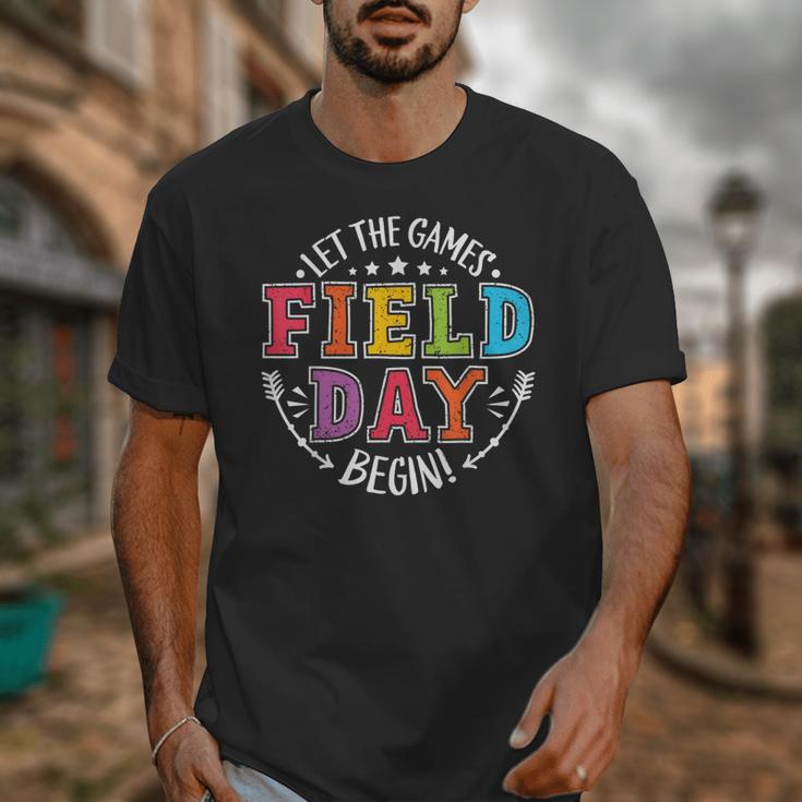 Field Day 2024 Let The Games Begin Teacher Kids Girls Boys Unisex T-Shirt, funny design Field Day 2024 Let The Games Begin Teacher Kids Girls Boys Unisex T-Shirt, funny design