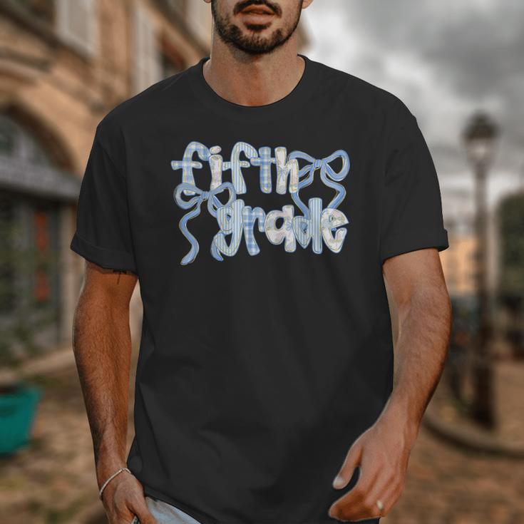Fifth Grade Team Coquette Bow 5th Grade Teacher Girl Kid Unisex T-Shirt, funny design Fifth Grade Team Coquette Bow 5th Grade Teacher Girl Kid Unisex T-Shirt, funny design