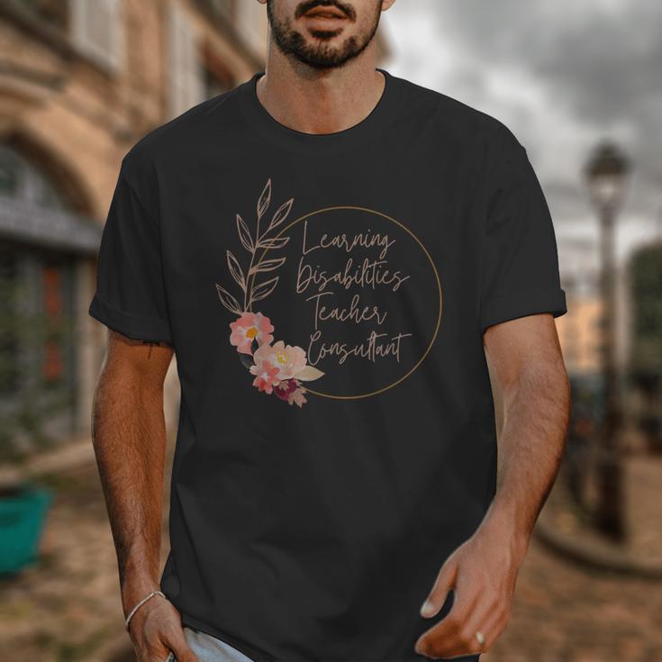Floral Learning Disabilities Teacher Consultant SPED Teacher Unisex T-Shirt, funny design Floral Learning Disabilities Teacher Consultant SPED Teacher Unisex T-Shirt, funny design