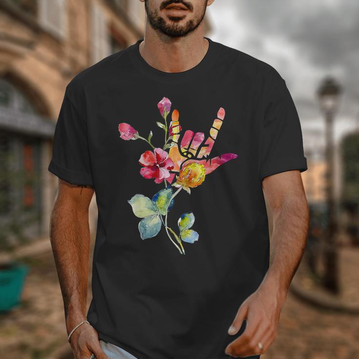 Flower American Sign Language ASL Teacher Teaching Deaf Unisex T-Shirt, funny design Flower American Sign Language ASL Teacher Teaching Deaf Unisex T-Shirt, funny design