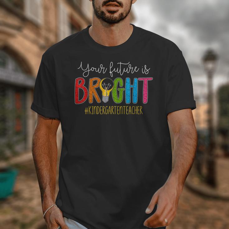 Your Future Is Bright Kindergarten Teacher Life Men Women Unisex T-Shirt, Future Teacher Gifts, funny design Your Future Is Bright Kindergarten Teacher Life Men Women Unisex T-Shirt, Future Teacher Gifts, funny design