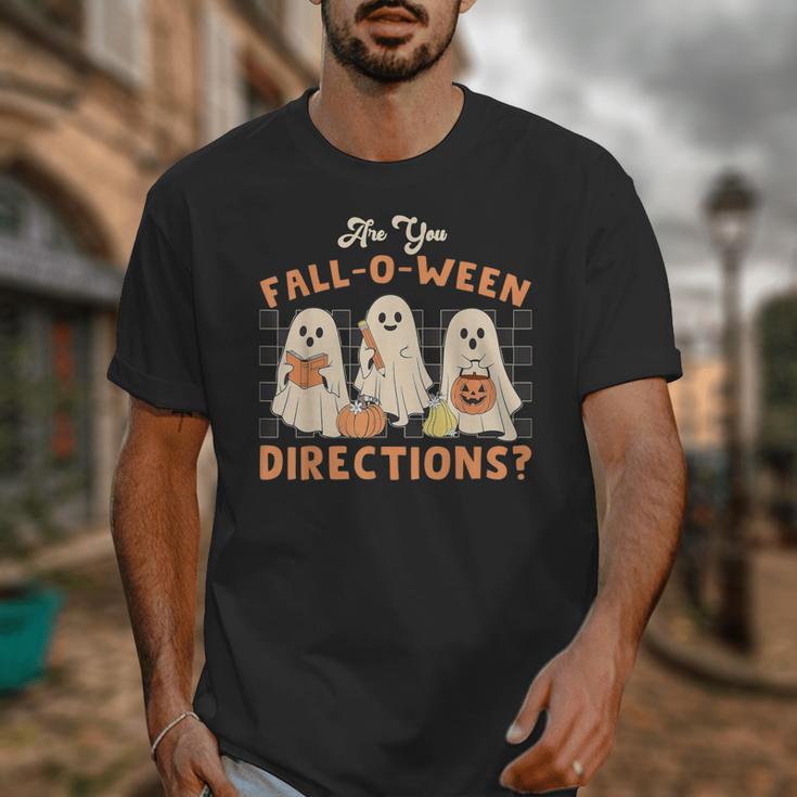 Ghost Are You Fall-O-Ween Directions Teacher Halloween Unisex T-Shirt, funny design Ghost Are You Fall-O-Ween Directions Teacher Halloween Unisex T-Shirt, funny design