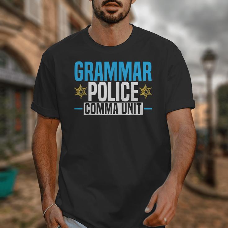 Grammar Police Comma Unit English Teacher Grammar Teacher For Men Women Unisex T-Shirt, English Teacher Gifts, funny design