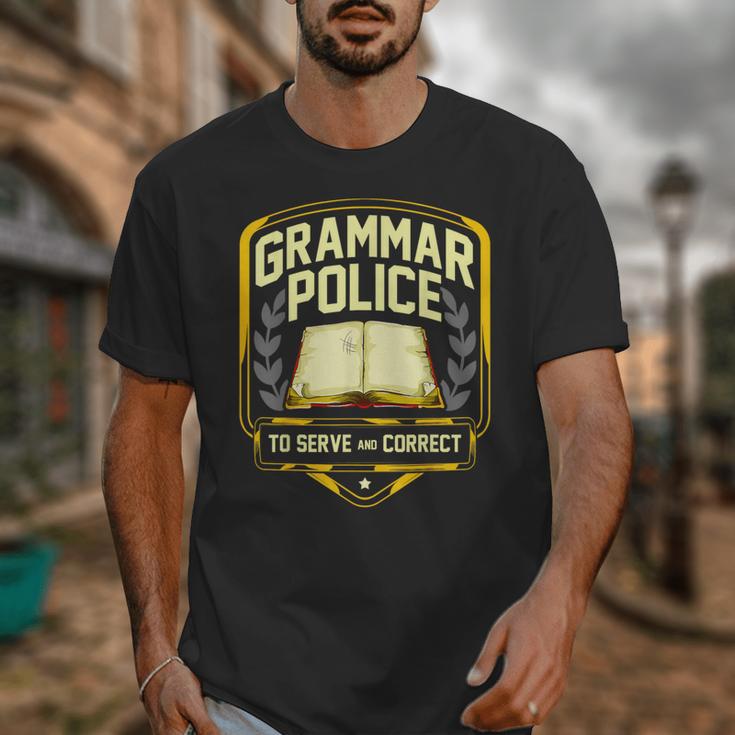 Grammar Police To Serve And Correct English Teacher Unisex T-Shirt, English Teacher Gifts, funny design Grammar Police To Serve And Correct English Teacher Unisex T-Shirt, English Teacher Gifts, funny design