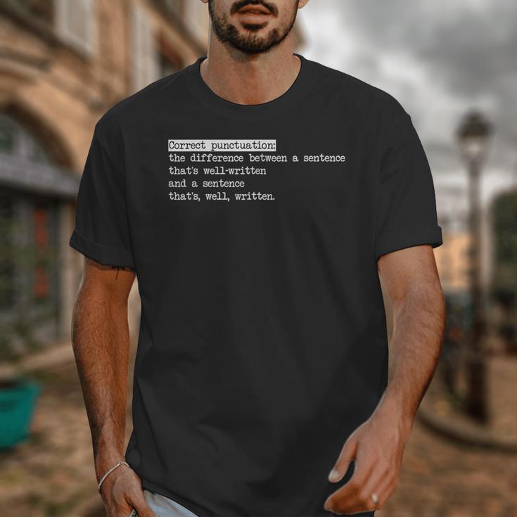 Grammar Teacher And Punny Punctuation Unisex T-Shirt, funny design Grammar Teacher And Punny Punctuation Unisex T-Shirt, funny design