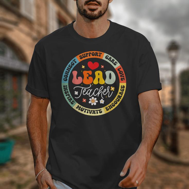 Groovy Lead Teacher Appreciation Back To School Unisex T-Shirt, Groovy Teacher Gifts, funny design Groovy Lead Teacher Appreciation Back To School Unisex T-Shirt, Groovy Teacher Gifts, funny design