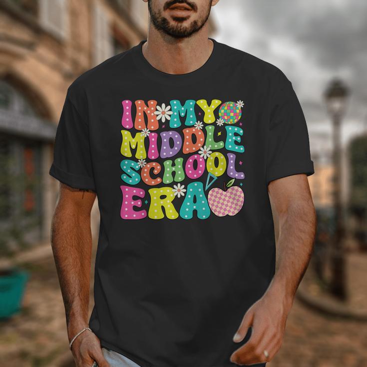 Groovy In My Middle School Era Back To School Teacher Unisex T-Shirt, Groovy Teacher Gifts, funny design Groovy In My Middle School Era Back To School Teacher Unisex T-Shirt, Groovy Teacher Gifts, funny design