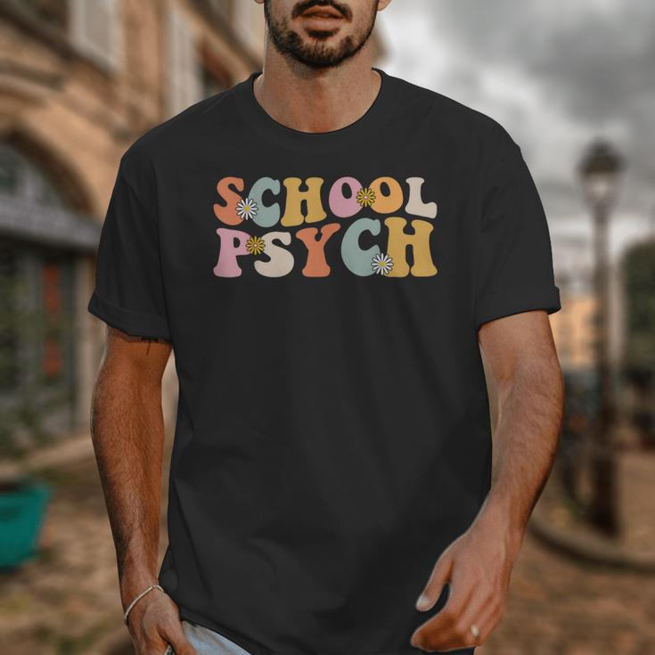 Groovy Retro School Psych Teacher School Psychologist For Men Women Girls Kids Unisex T-Shirt, Groovy Teacher Gifts, funny design