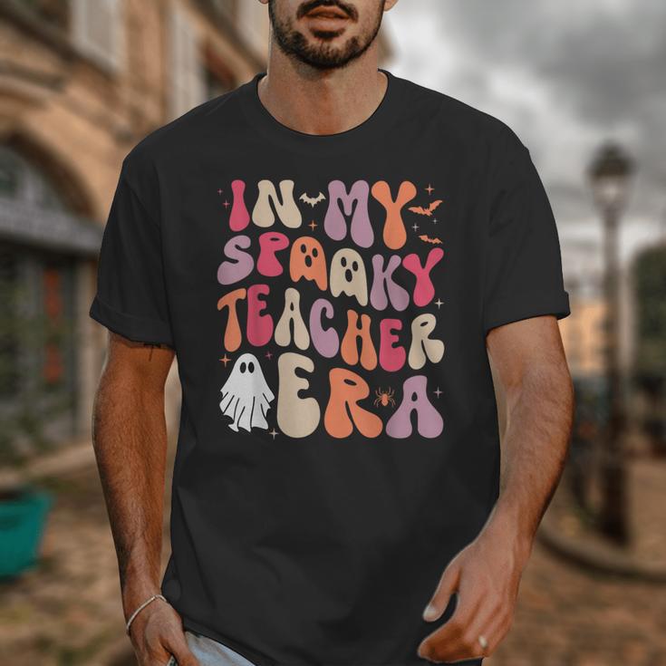 Groovy In My Spooky Teacher Era Halloween Party Boo Unisex T-Shirt, Groovy Teacher Gifts, funny design Groovy In My Spooky Teacher Era Halloween Party Boo Unisex T-Shirt, Groovy Teacher Gifts, funny design