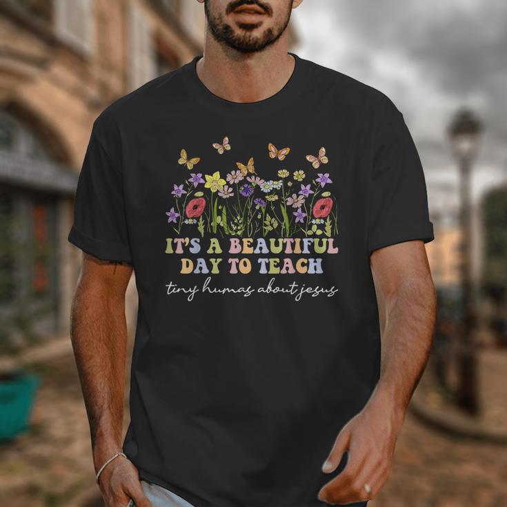 Groovy I Teach Tiny Humans About Jesus Christian Teacher Unisex T-Shirt, Groovy Teacher Gifts, funny design Groovy I Teach Tiny Humans About Jesus Christian Teacher Unisex T-Shirt, Groovy Teacher Gifts, funny design