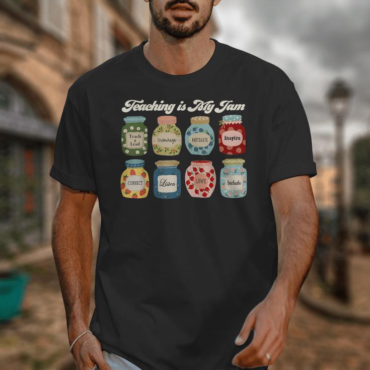 Groovy Teaching Is My Jam Teacher Appreciation Unisex T-Shirt, Groovy Teacher Gifts, funny design