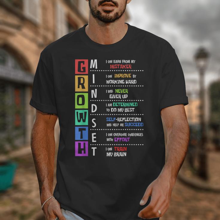 Growth Mindset Positive Motivational Classroom Teacher Learn Unisex T-Shirt, funny design Growth Mindset Positive Motivational Classroom Teacher Learn Unisex T-Shirt, funny design